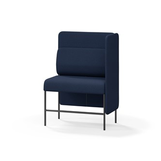 Adapt 90 sohva, medium selkänoja, sivupaneeli vasemmalla, ik 65, K 128
