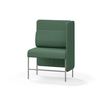 Adapt 90 sohva, medium selkänoja, sivupaneeli vasemmalla, ik 65, K 128