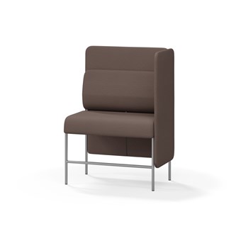 Adapt 90 sohva, medium selkänoja, sivupaneeli vasemmalla, ik 65, K 128