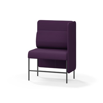Adapt 90 sohva, medium selkänoja, sivupaneeli vasemmalla, ik 65, K 128