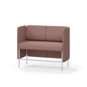 Adapt 120 sohva, matala selkänoja, sivupaneeleilla, ik 65, K 108