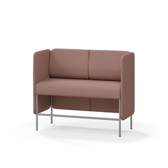 Adapt 120 sohva, matala selkänoja, sivupaneeleilla, ik 65, K 108