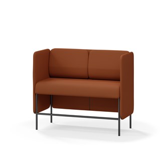 Adapt 120 sohva, matala selkänoja, sivupaneeleilla, ik 65, K 108
