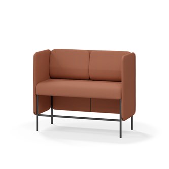 Adapt 120 sohva, matala selkänoja, sivupaneeleilla, ik 65, K 108
