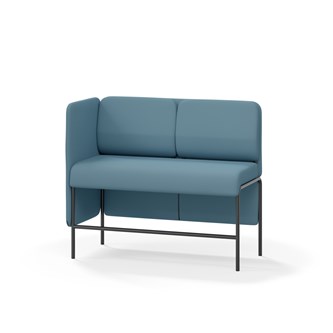 Adapt 120 sohva, matala selkänoja, sivupaneeli oikealla, ik 65, K 108