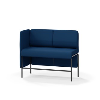 Adapt 120 sohva, matala selkänoja, sivupaneeli oikealla, ik 65, K 108