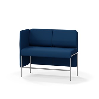 Adapt 120 sohva, matala selkänoja, sivupaneeli oikealla, ik 65, K 108