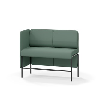 Adapt 120 sohva, matala selkänoja, sivupaneeli oikealla, ik 65, K 108