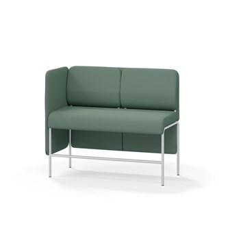 Adapt 120 sohva, matala selkänoja, sivupaneeli oikealla, ik 65, K 108