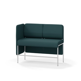 Adapt 120 sohva, matala selkänoja, sivupaneeli oikealla, ik 65, K 108