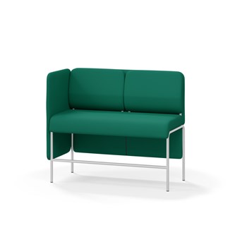 Adapt 120 sohva, matala selkänoja, sivupaneeli oikealla, ik 65, K 108