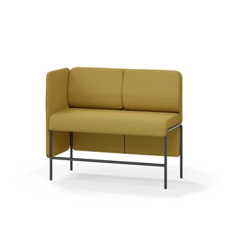 Adapt 120 sohva, matala selkänoja, sivupaneeli oikealla, ik 65, K 108