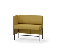 Adapt 120 sohva, matala selkänoja, sivupaneeli oikealla, ik 65, K 108