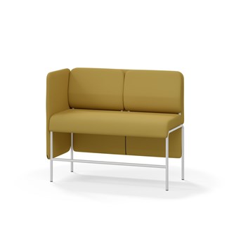 Adapt 120 sohva, matala selkänoja, sivupaneeli oikealla, ik 65, K 108