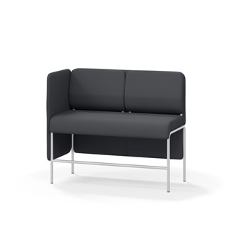 Adapt 120 sohva, matala selkänoja, sivupaneeli oikealla, ik 65, K 108