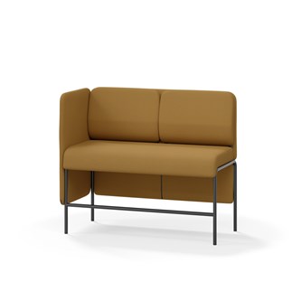 Adapt 120 sohva, matala selkänoja, sivupaneeli oikealla, ik 65, K 108