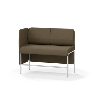 Adapt 120 sohva, matala selkänoja, sivupaneeli oikealla, ik 65, K 108