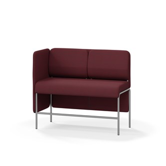 Adapt 120 sohva, matala selkänoja, sivupaneeli oikealla, ik 65, K 108