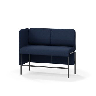 Adapt 120 sohva, matala selkänoja, sivupaneeli oikealla, ik 65, K 108