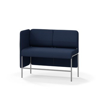 Adapt 120 sohva, matala selkänoja, sivupaneeli oikealla, ik 65, K 108