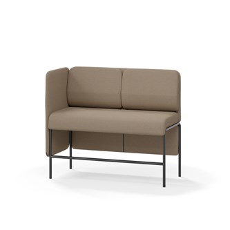 Adapt 120 sohva, matala selkänoja, sivupaneeli oikealla, ik 65, K 108