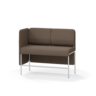 Adapt 120 sohva, matala selkänoja, sivupaneeli oikealla, ik 65, K 108