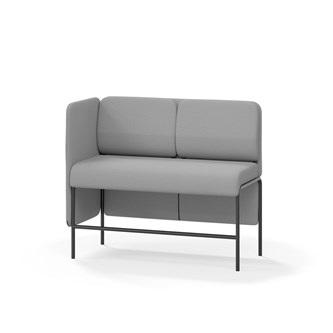 Adapt 120 sohva, matala selkänoja, sivupaneeli oikealla, ik 65, K 108