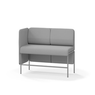 Adapt 120 sohva, matala selkänoja, sivupaneeli oikealla, ik 65, K 108