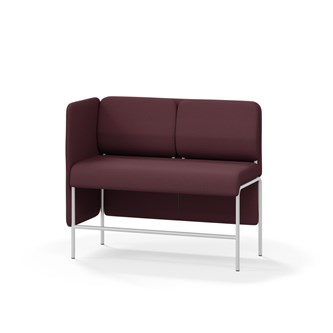 Adapt 120 sohva, matala selkänoja, sivupaneeli oikealla, ik 65, K 108