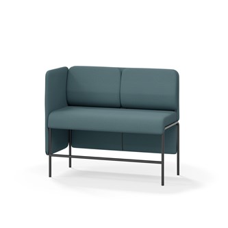 Adapt 120 sohva, matala selkänoja, sivupaneeli oikealla, ik 65, K 108