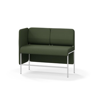 Adapt 120 sohva, matala selkänoja, sivupaneeli oikealla, ik 65, K 108