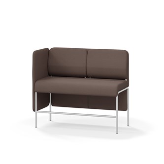 Adapt 120 sohva, matala selkänoja, sivupaneeli oikealla, ik 65, K 108