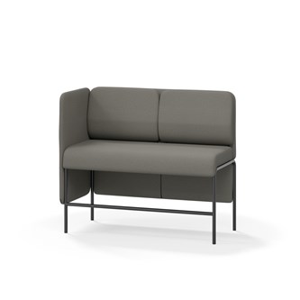 Adapt 120 sohva, matala selkänoja, sivupaneeli oikealla, ik 65, K 108