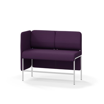 Adapt 120 sohva, matala selkänoja, sivupaneeli oikealla, ik 65, K 108