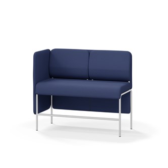 Adapt 120 sohva, matala selkänoja, sivupaneeli oikealla, ik 65, K 108