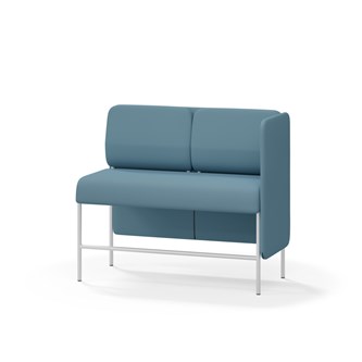 Adapt 120 sohva, matala selkänoja, sivupaneeli vasemmalla, ik 65, K 108