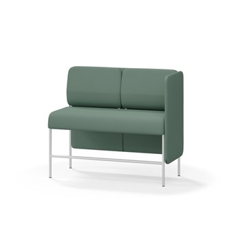 Adapt 120 sohva, matala selkänoja, sivupaneeli vasemmalla, ik 65, K 108