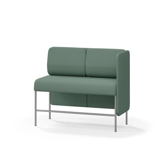 Adapt 120 sohva, matala selkänoja, sivupaneeli vasemmalla, ik 65, K 108
