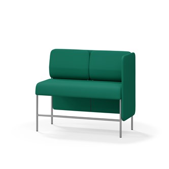 Adapt 120 sohva, matala selkänoja, sivupaneeli vasemmalla, ik 65, K 108