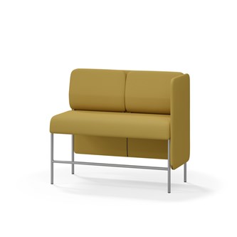 Adapt 120 sohva, matala selkänoja, sivupaneeli vasemmalla, ik 65, K 108