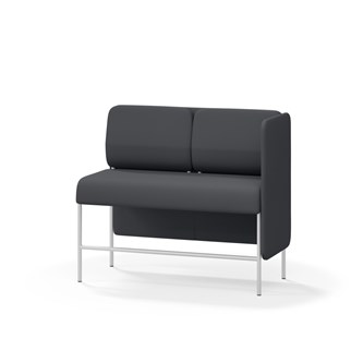 Adapt 120 sohva, matala selkänoja, sivupaneeli vasemmalla, ik 65, K 108