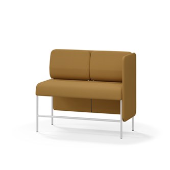 Adapt 120 sohva, matala selkänoja, sivupaneeli vasemmalla, ik 65, K 108