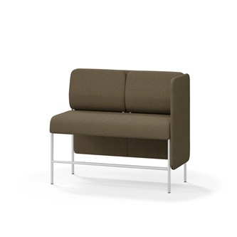 Adapt 120 sohva, matala selkänoja, sivupaneeli vasemmalla, ik 65, K 108