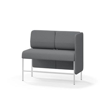 Adapt 120 sohva, matala selkänoja, sivupaneeli vasemmalla, ik 65, K 108