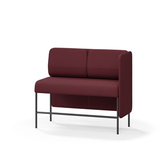 Adapt 120 sohva, matala selkänoja, sivupaneeli vasemmalla, ik 65, K 108