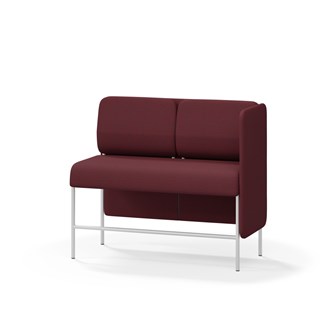 Adapt 120 sohva, matala selkänoja, sivupaneeli vasemmalla, ik 65, K 108