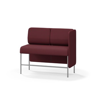 Adapt 120 sohva, matala selkänoja, sivupaneeli vasemmalla, ik 65, K 108