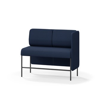 Adapt 120 sohva, matala selkänoja, sivupaneeli vasemmalla, ik 65, K 108