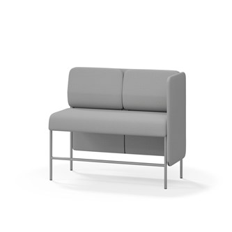 Adapt 120 sohva, matala selkänoja, sivupaneeli vasemmalla, ik 65, K 108