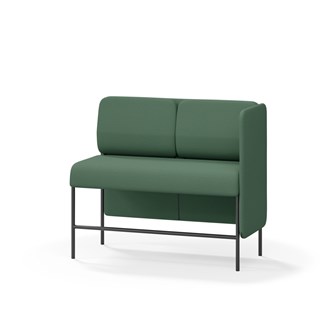 Adapt 120 sohva, matala selkänoja, sivupaneeli vasemmalla, ik 65, K 108
